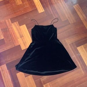 Black mini dress